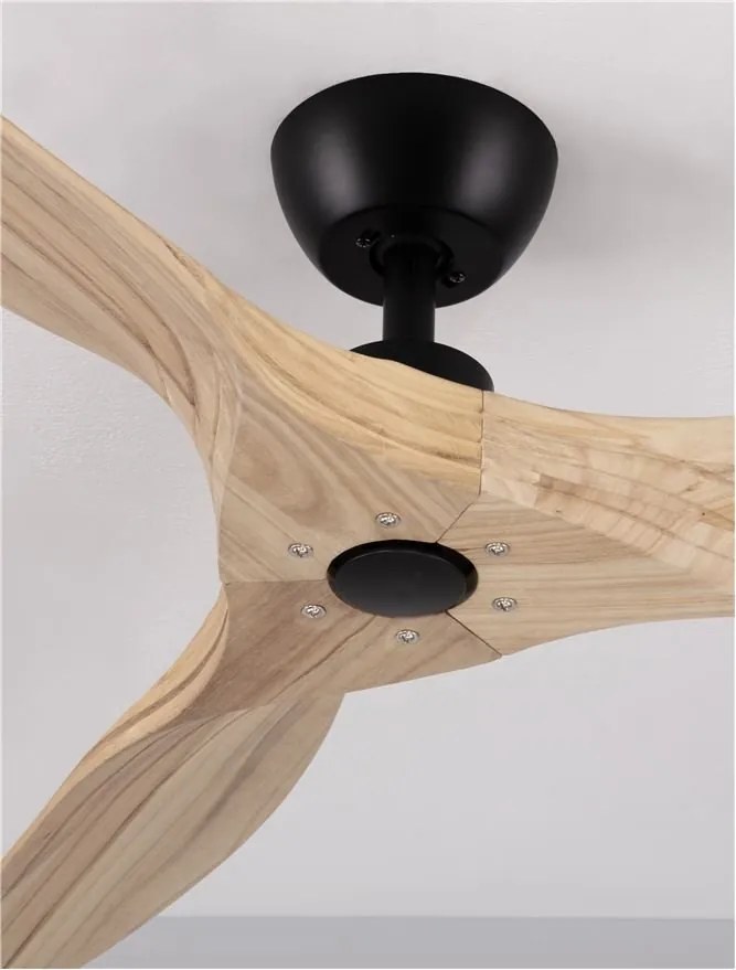 Ventilator de tavan din lemn cu telecomanda ARCADIA