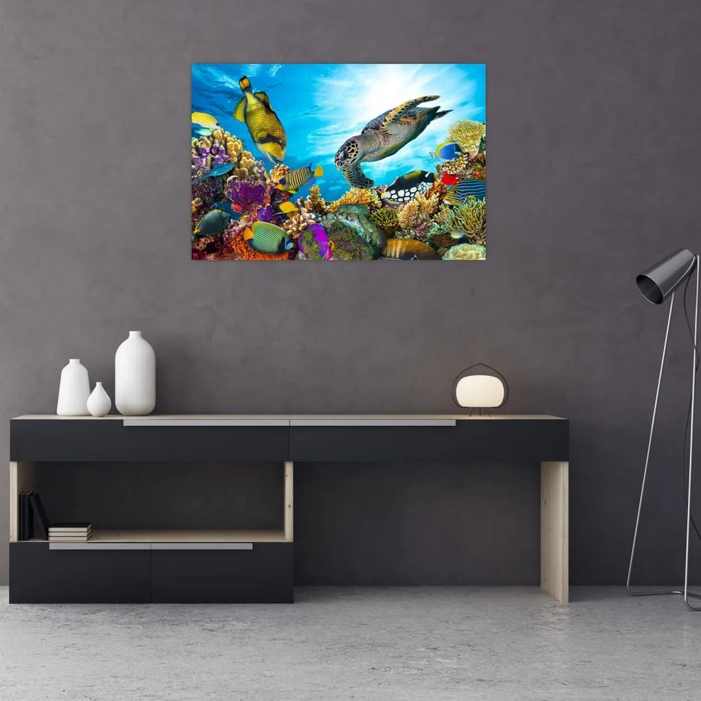Tablou - Recif de corali (90x60 cm)