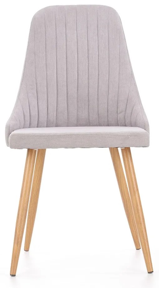 Scaun de bucaterie Tadeo, gri/fag