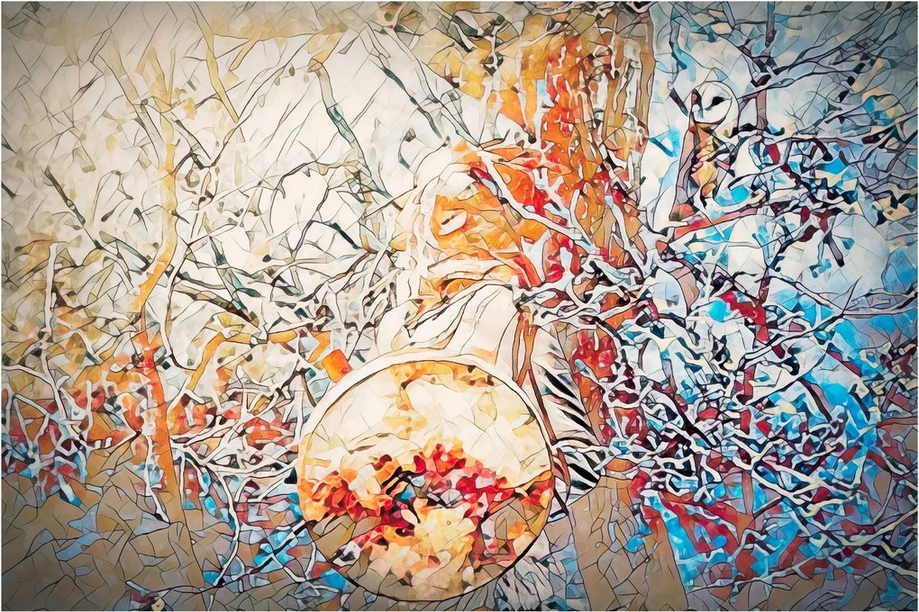 Tablou - Abstract mozaic (90x60 cm)
