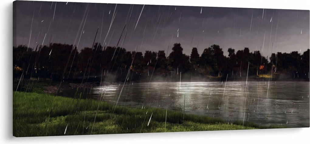 Tablou - Seara ploioasă (120x50 cm)