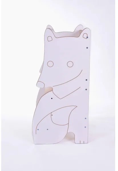 Turn educativ FOX alb/arțar