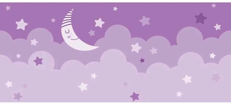 Sleepy Skies in Purple