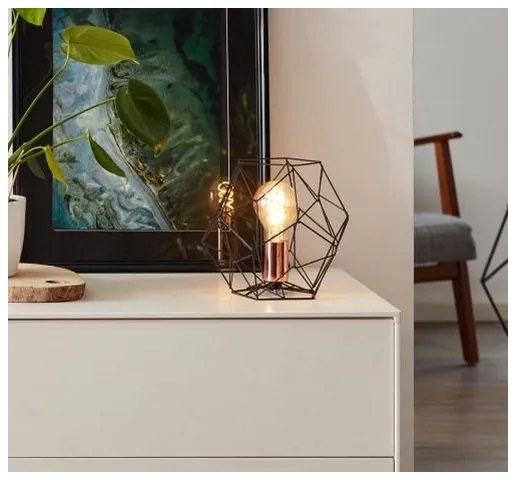 Lampă de masă Brilliant SYNERGY 1xE27/60W/230V negru/cupru