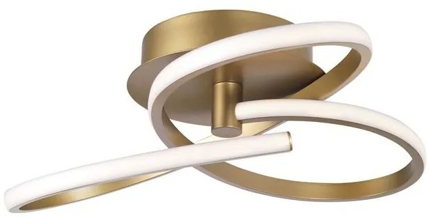 Lustra aplicata LED design modern Fusion, auriu
