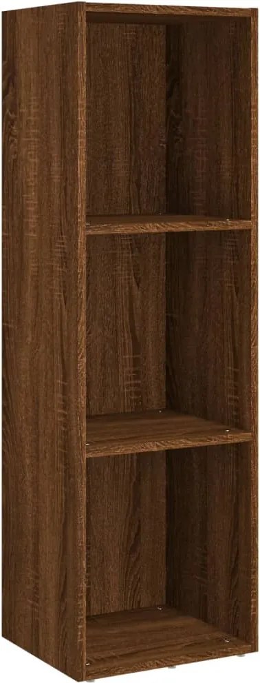 vidaXL Bibliotecă/dulap TV, stejar maro, 36x30x114 cm, lemn prelucrat
