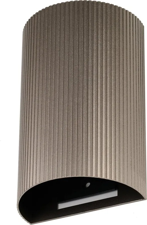 Aplica de perete aluminiu canelat bronz Lucius