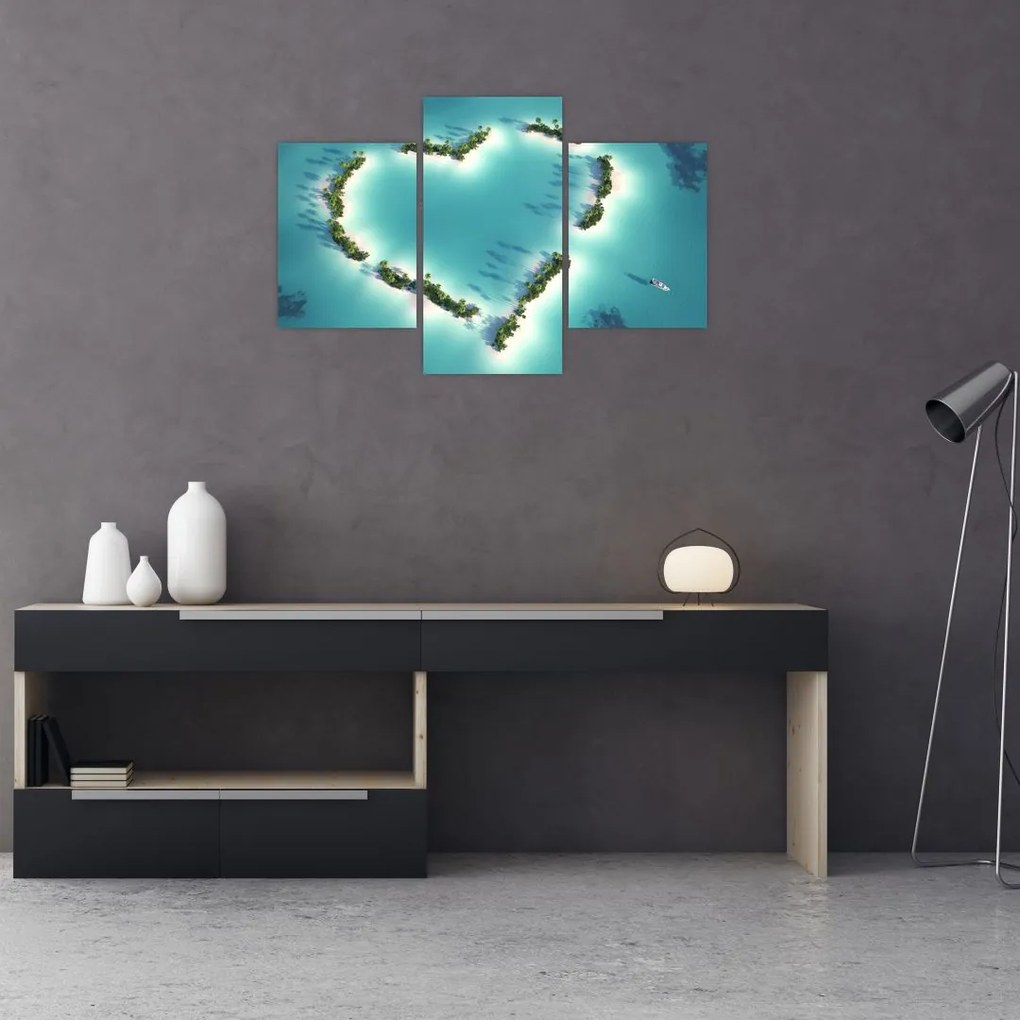 Tablou - Insulele inimii (90x60 cm)