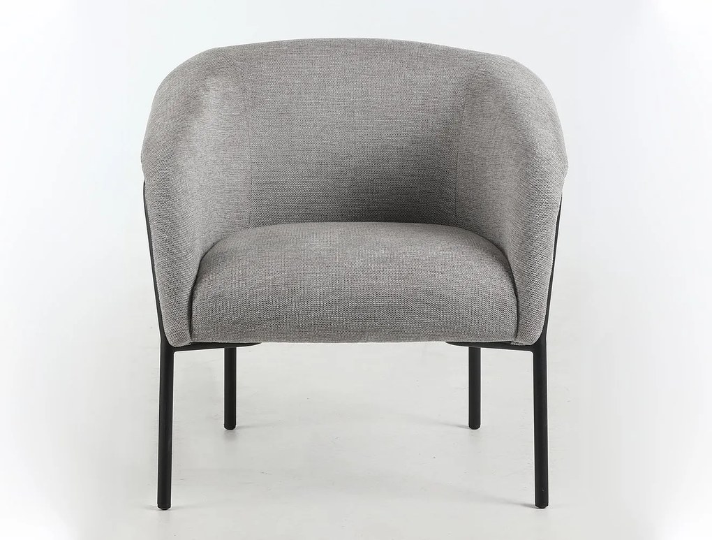 Fotoliu de relaxare gri CLOVER