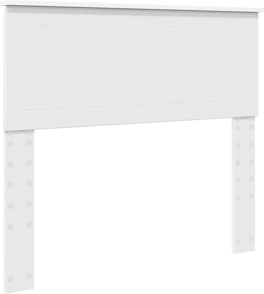 vidaXL Tăblie cap Alb Lucios 100 cm Lemn compozit