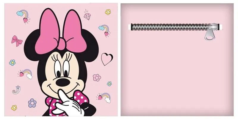 Disney Minnie pernă, pernă decorativă cu husă detașabilă 35x35 cm Catifea