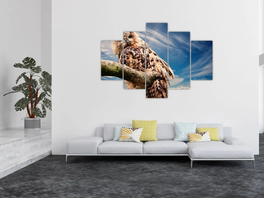 Tablou cu bufnița (150x105 cm)