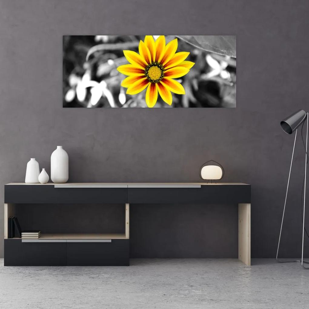 Tablou cu floare galbenă (120x50 cm), în 40 de alte dimensiuni noi