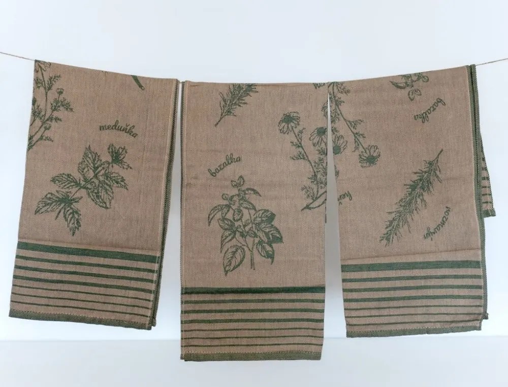 Prosop de bucătărie Egypt cu motiv – Set 3 bucăți