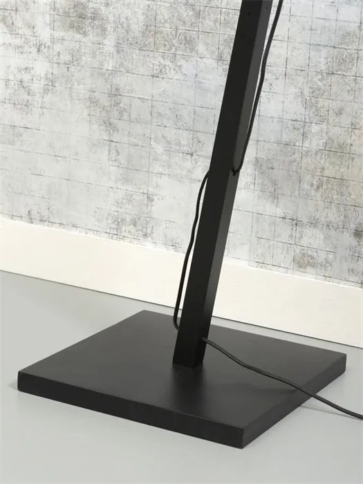 Lampadar din bambus Bali S negru, 44cm BALI/F/AD/B/4412/BN