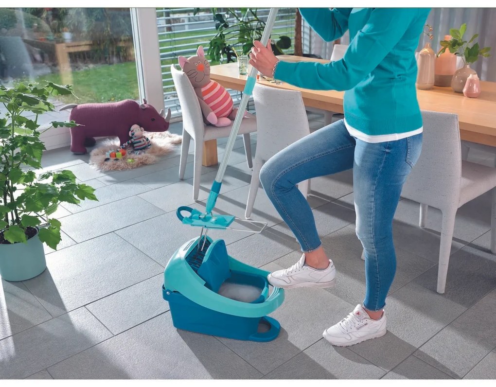 Mop Leifheit Set profi XL + rezervă Static PlusGratis 55167