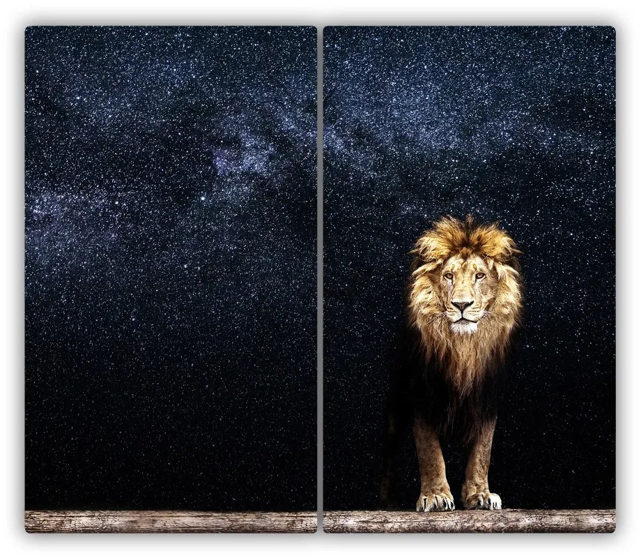 Tocator din sticla stele Lion