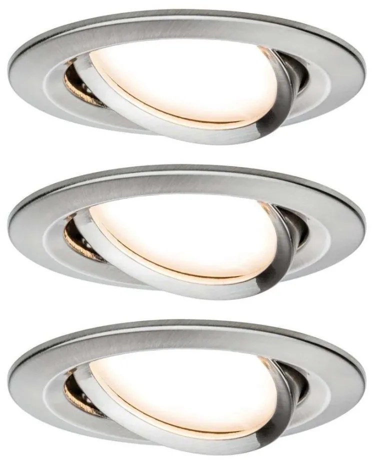 Paulmann 93483 - Set 3x LED 6,5W IP23 lumini baie NOVA 230V dimabil