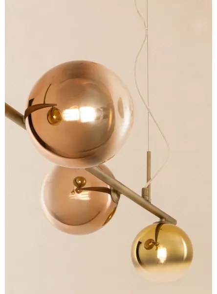 Lustră pe cablu ROY Redo 01-2779 5xG9/10W/230V