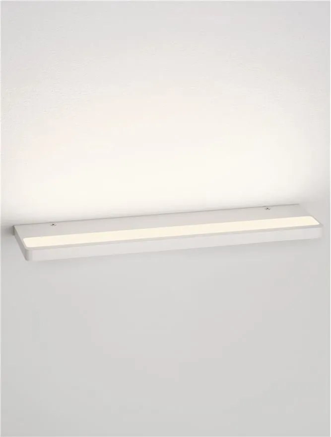 Aplica LED stil ambiental PABLO alba L-40cm, NVL-9060257
