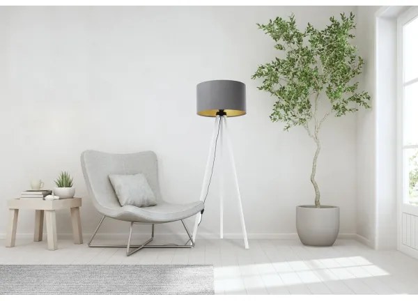 Lampadar STANDART 1xE27/60W/230V gri/alb