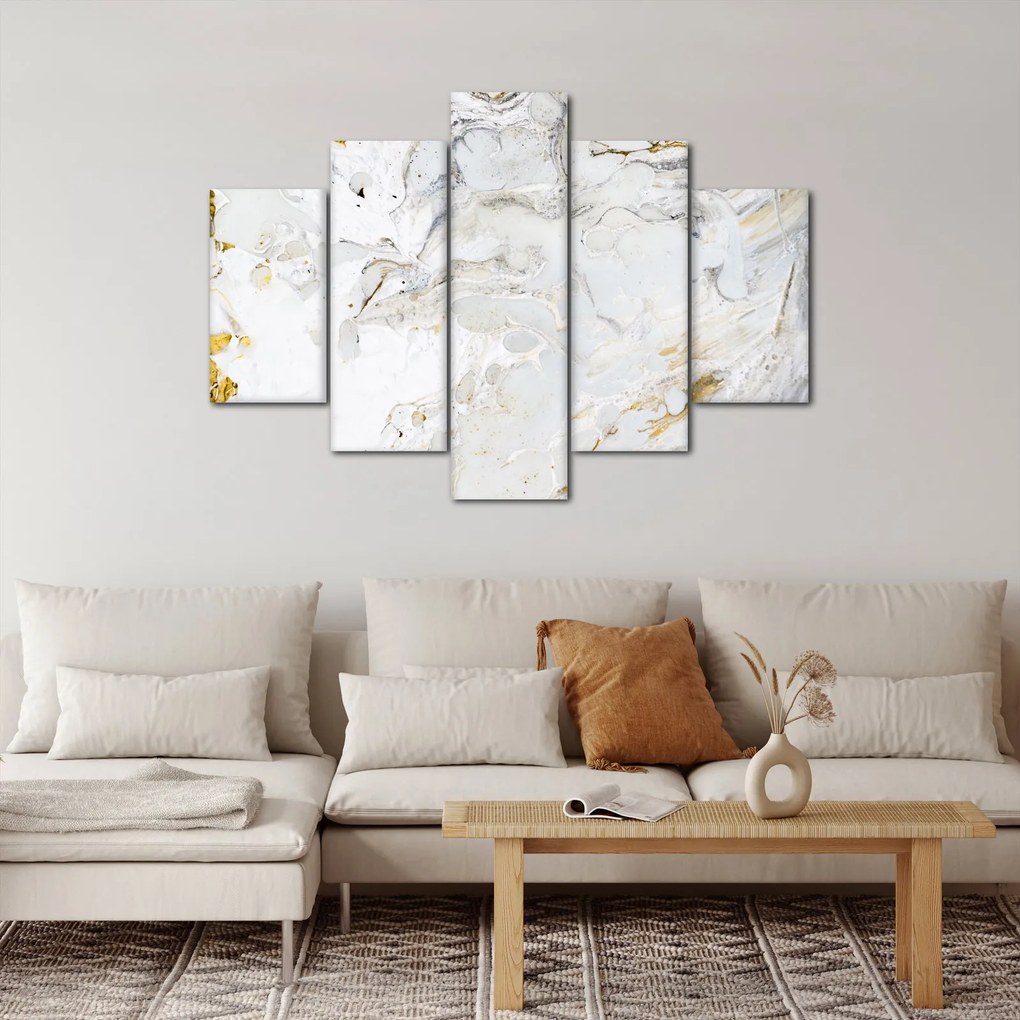 Tablou - Hârtie de ulei cu design de marmură (150x105 cm)