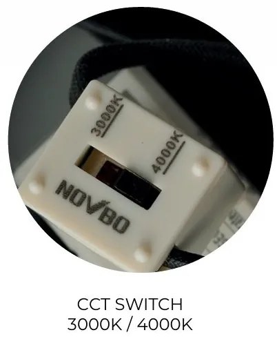 Spot aplicat maro LED BABIL 10W CCT