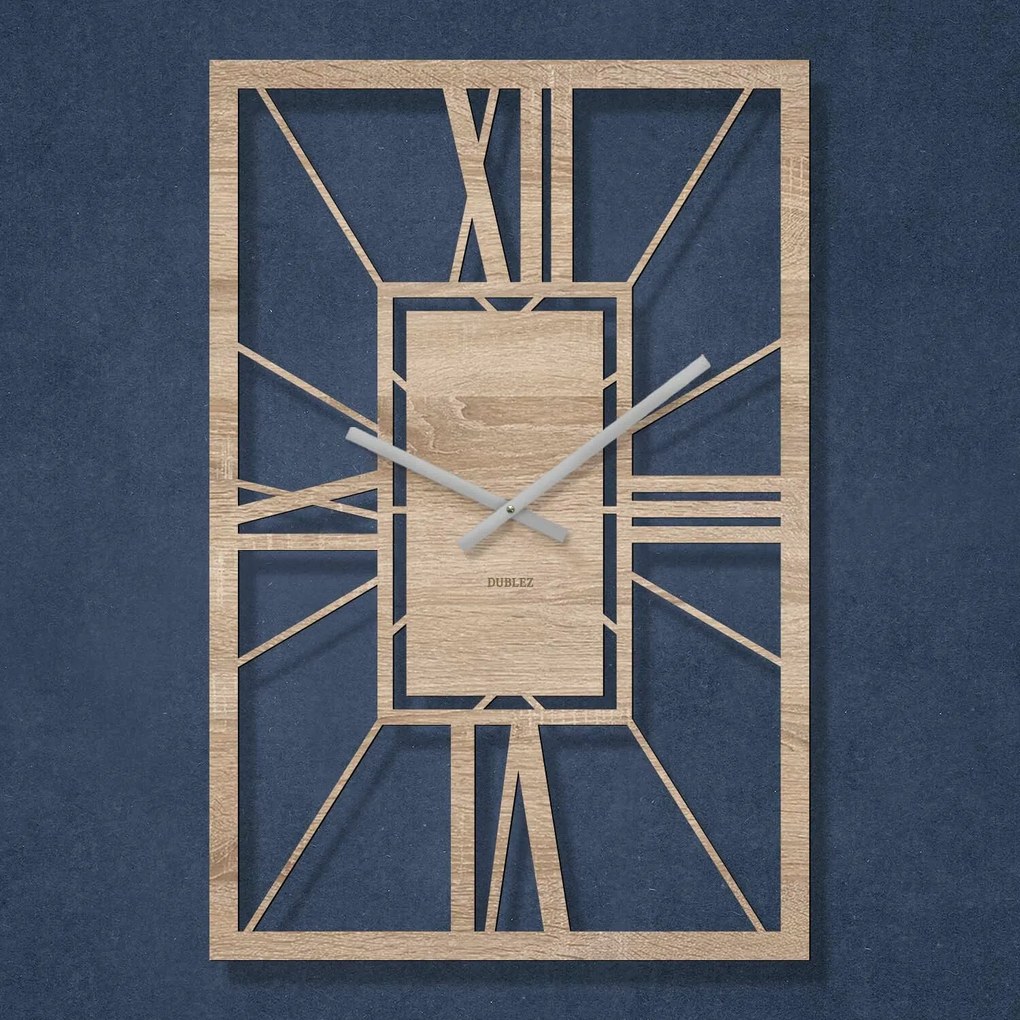 DUBLEZ | Ceasuri romane din lemn - Arch Deco