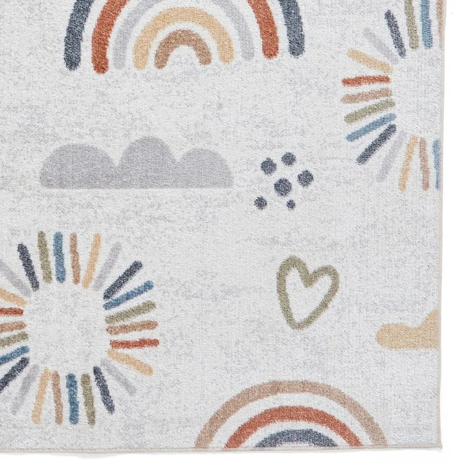 Covor pentru copii crem 120x170 cm Vida Kids Rainbow – Think Rugs