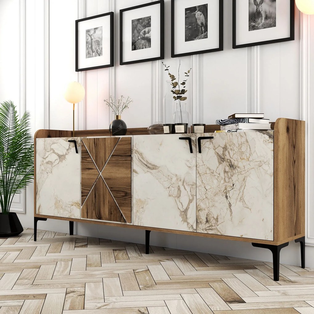 Dulap Venedikt (nuc + alb). 1072732