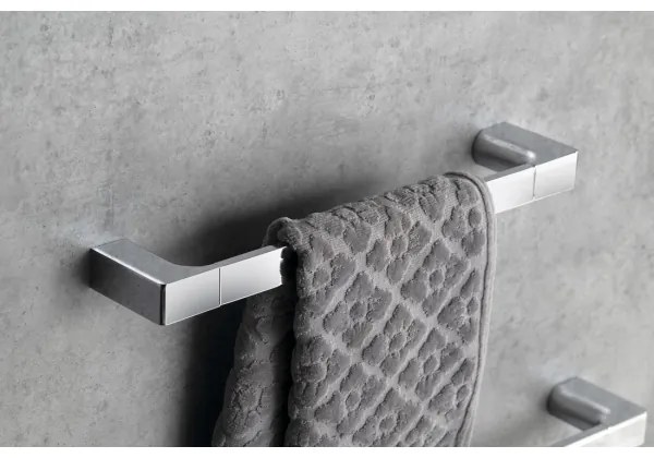 Suport de perete pentru prosoape Gedy PIRENEI 6,6x35 cm crom lucios