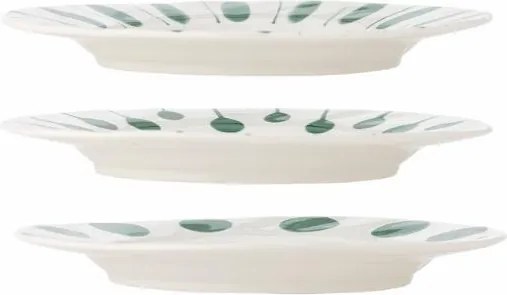 Farfurie verde din ceramică – Linora