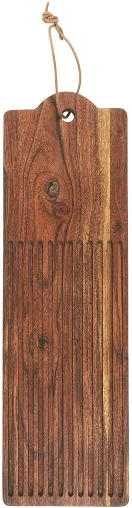 IB Laursen Placa de lemn cu caneluri OILED ACACIA WOOD 48x15cm