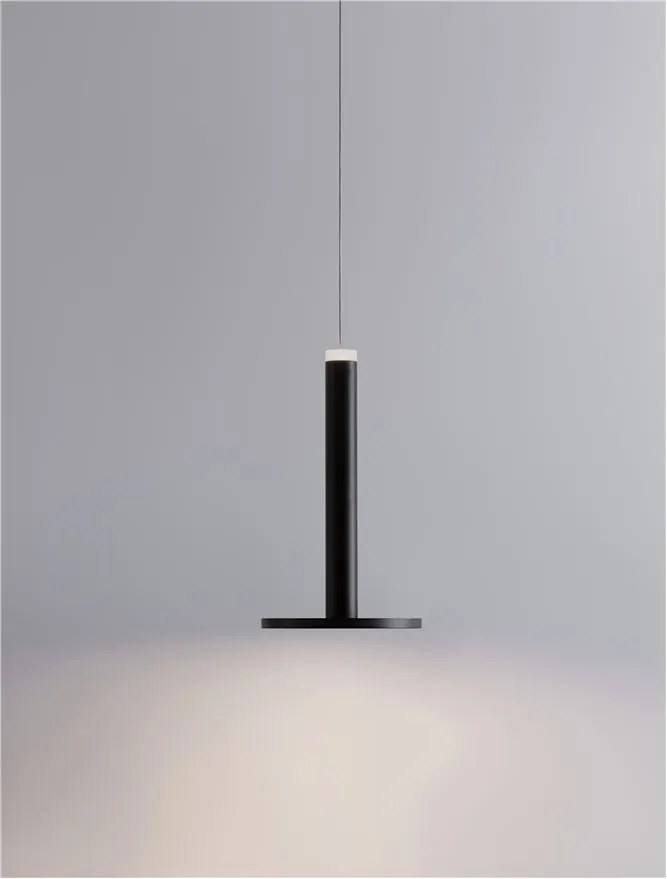 Lustra / Pendul LED modern design minimalist PALENCIA negru