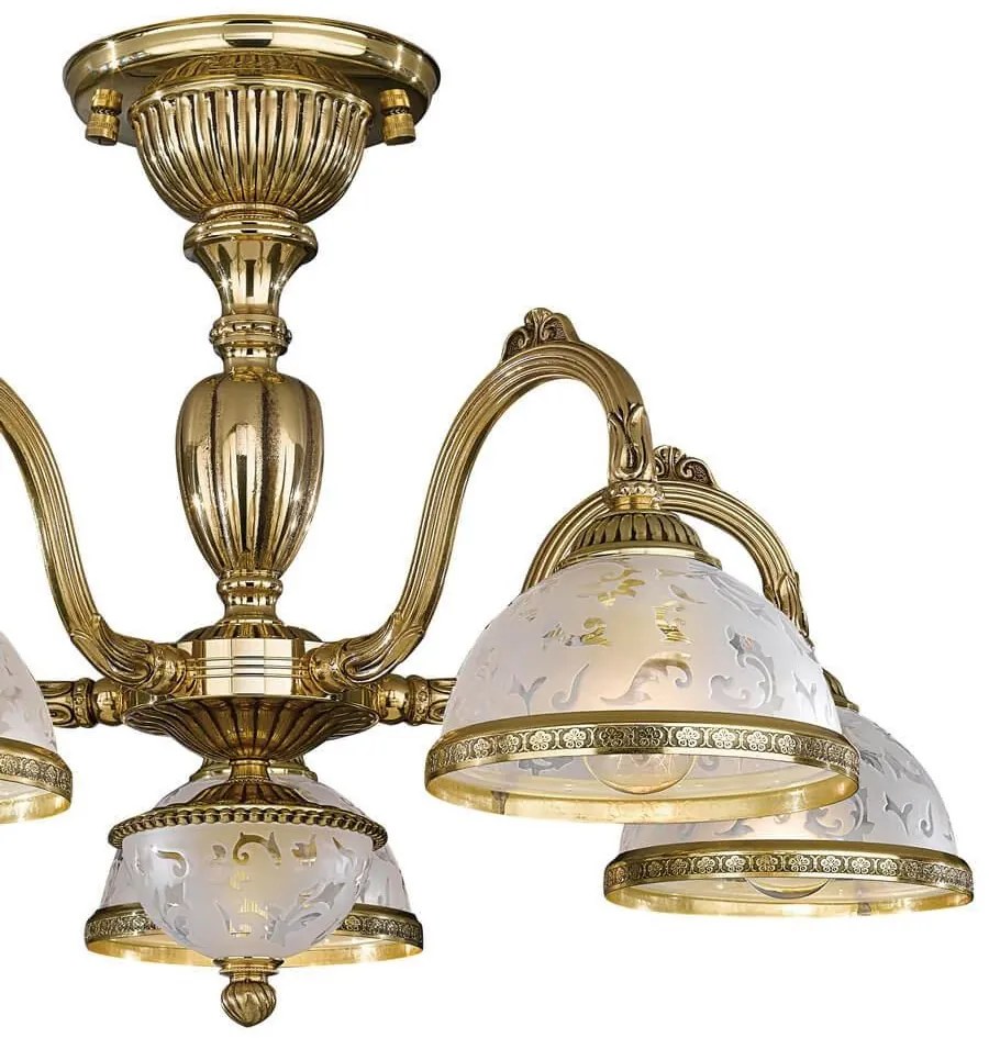 Lustra clasica aplicata cu 5 brate design italian realizata manual 6302