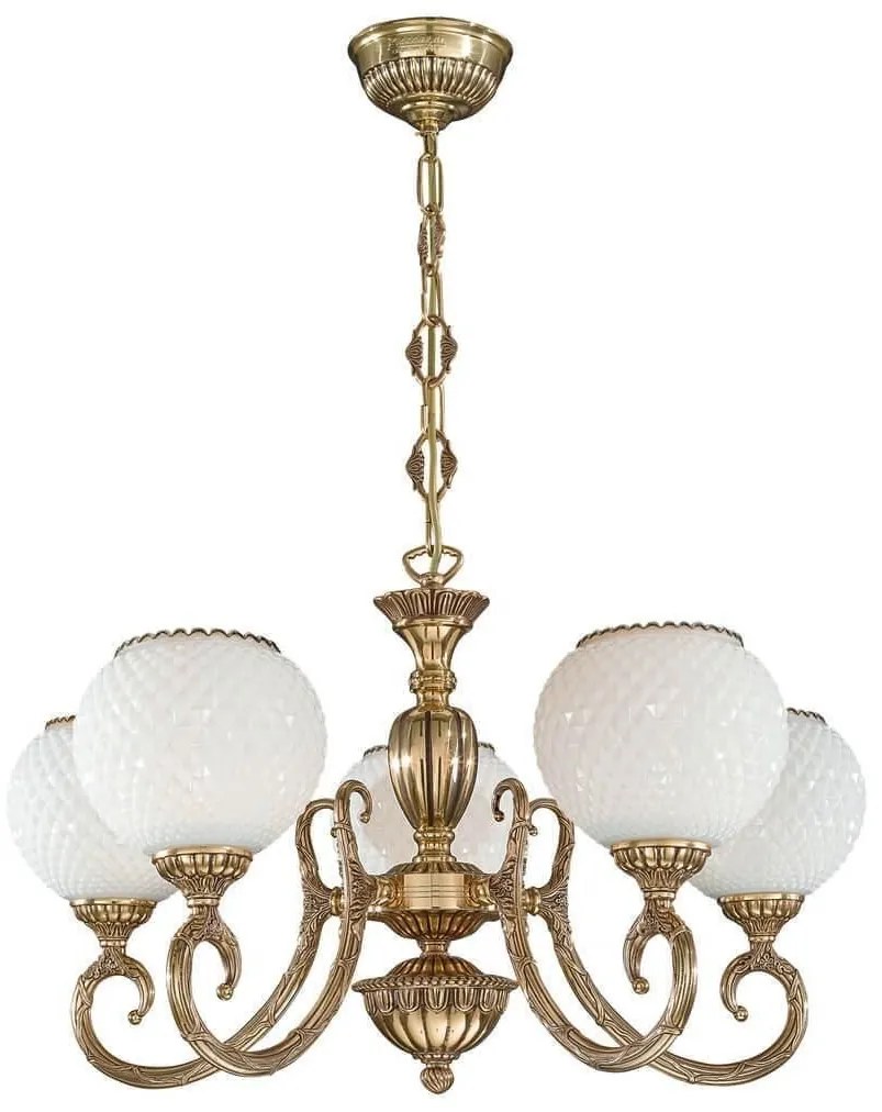 Candelabru din alama cu 5 brate design italian 8550