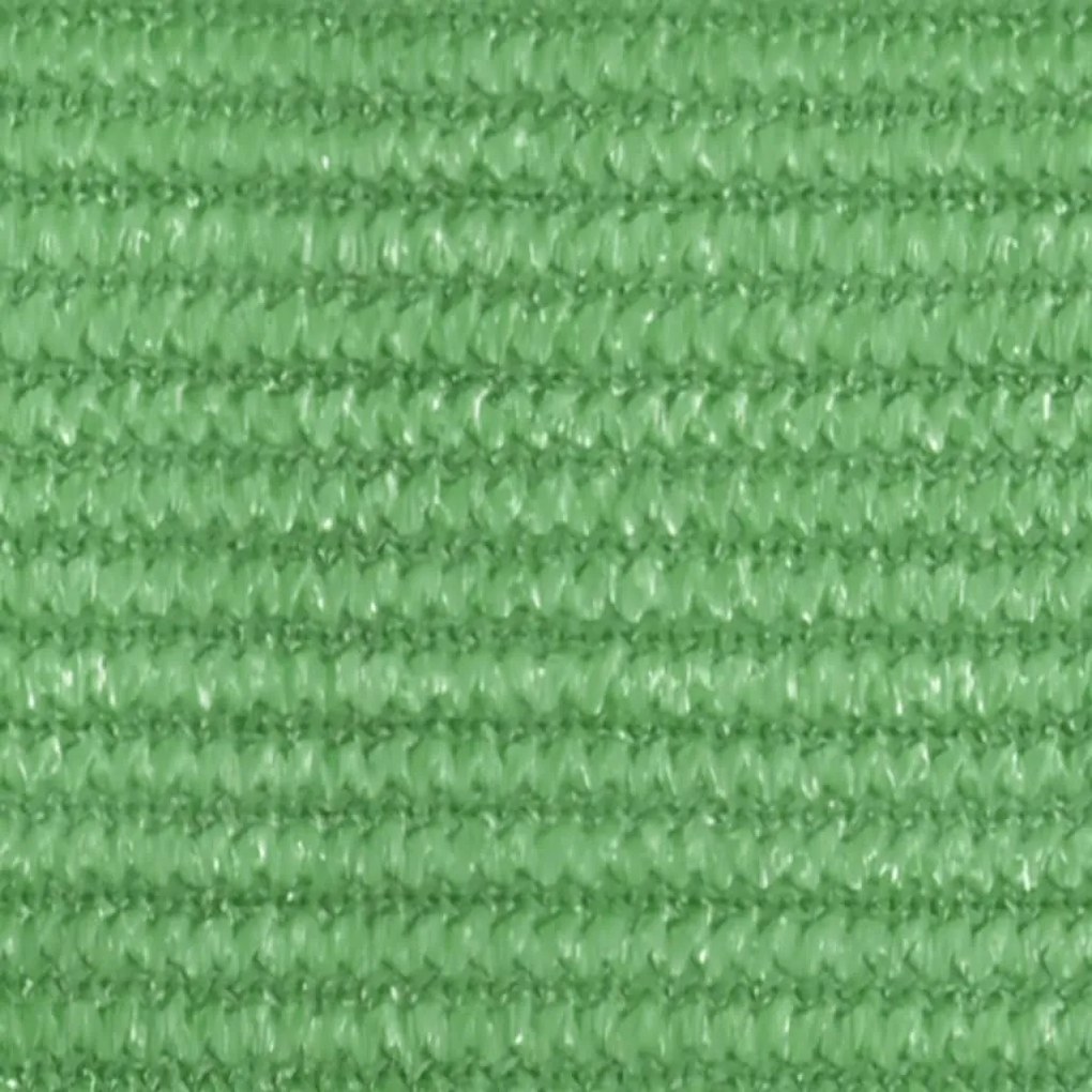 Pânză parasolar, verde deschis, 4x7 m, hdpe, 160 g/m²