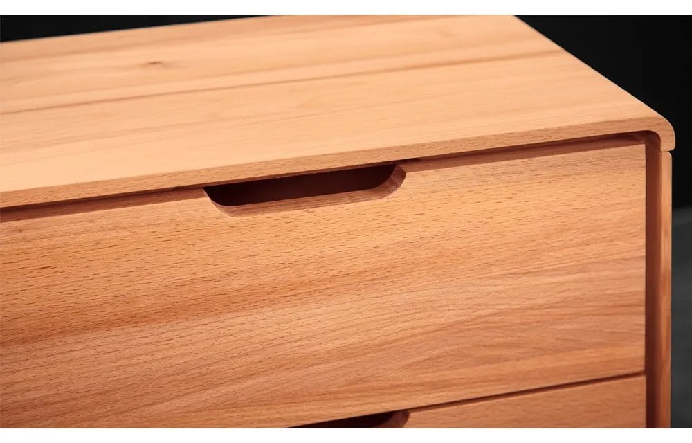 Comodă joasă din lemn de fag 90x63 cm Greg - The Beds