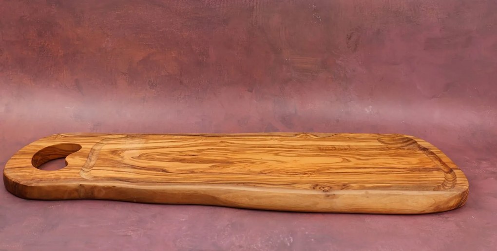 Tocător Toscana BBQ din lemn de măslin 55 cm
