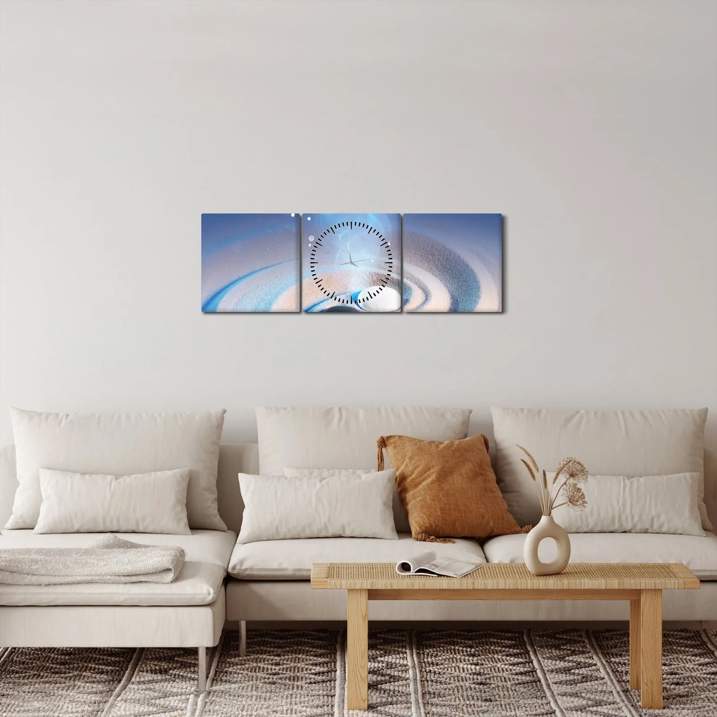 Tablou - Yin-yangul eteric (cu ceas) (90x30 cm)