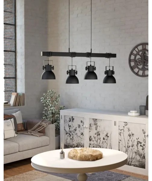 Lustră pe cablu SHIREBROOK 4xE27/40W/230V Eglo 43726