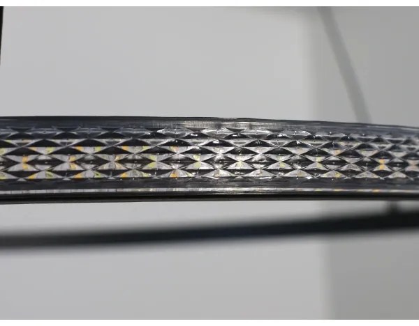 Lustră LED reglabilă pe cablu, 32W, 230V, 3000–6500K, Ø60 cm + telecomandă