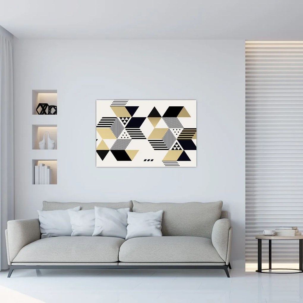 Tablou - Forme geometrice N⁰1 (90x60 cm)