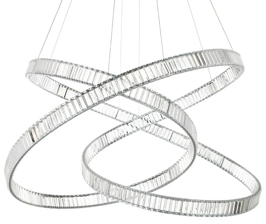 Lustra LED moderna design deosebit CHARMES 130 crom