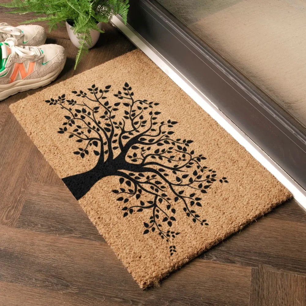 Covoraș de intrare din fibre de nucă de cocos 40x60 cm Tree of Life – Artsy Doormats