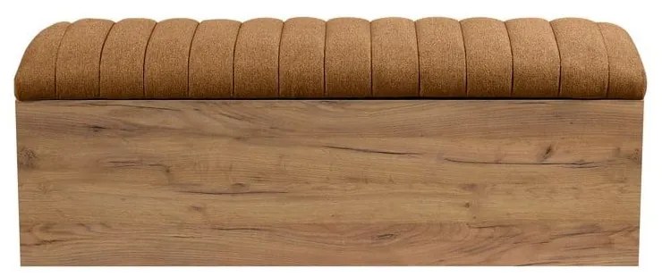 Bancă portocalie/în culoare naturală Oceane – Bobochic Paris