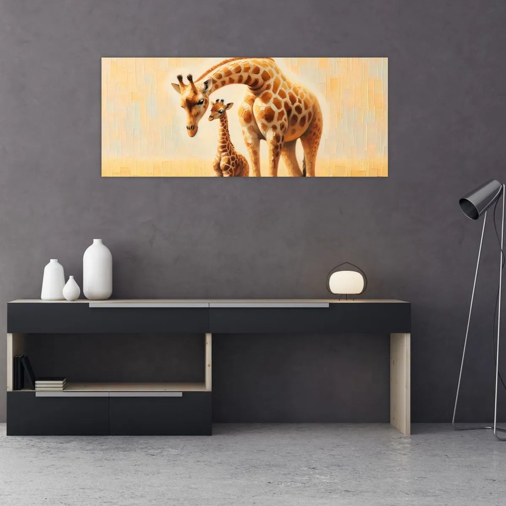 Tablou - Girafe (120x50 cm)