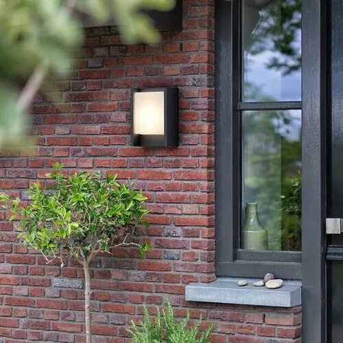 Lampă de perete de exterior Philips Arbour UltraEfficient cu LED-uri 3,8 W 2700K, antracit