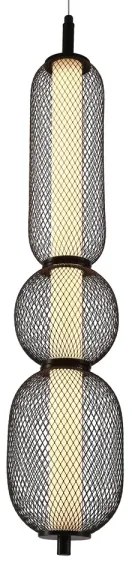 Pendul cu cablu PUMA LED/15W/230V, diam. 14 cm, negru