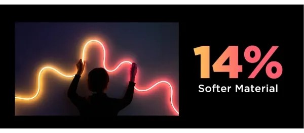 Bandă LED flexibilă Govee Neon 2 MATTER 3m RGBIC Wi-Fi